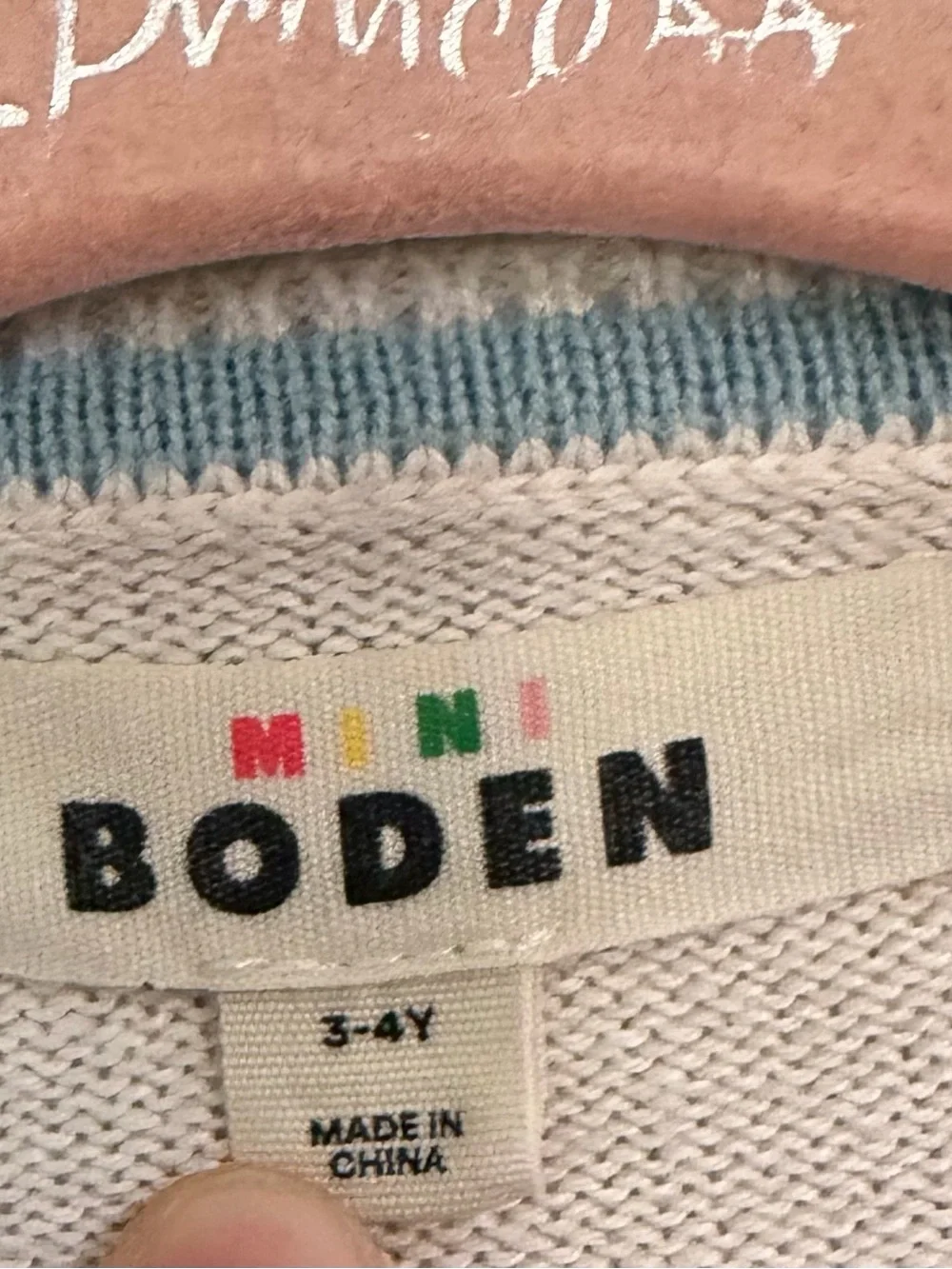 Boden cream colored